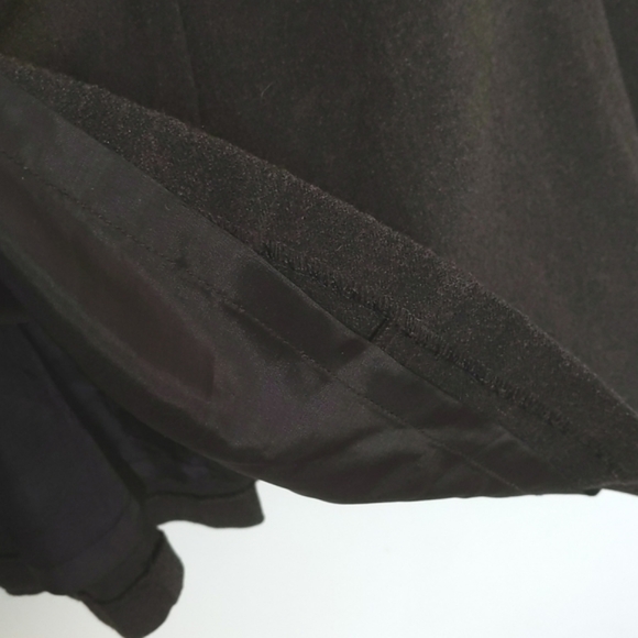 Grace Dane Lewis Brown Wool Blend Belted Skirt Size 6 - Picture 4 of 7